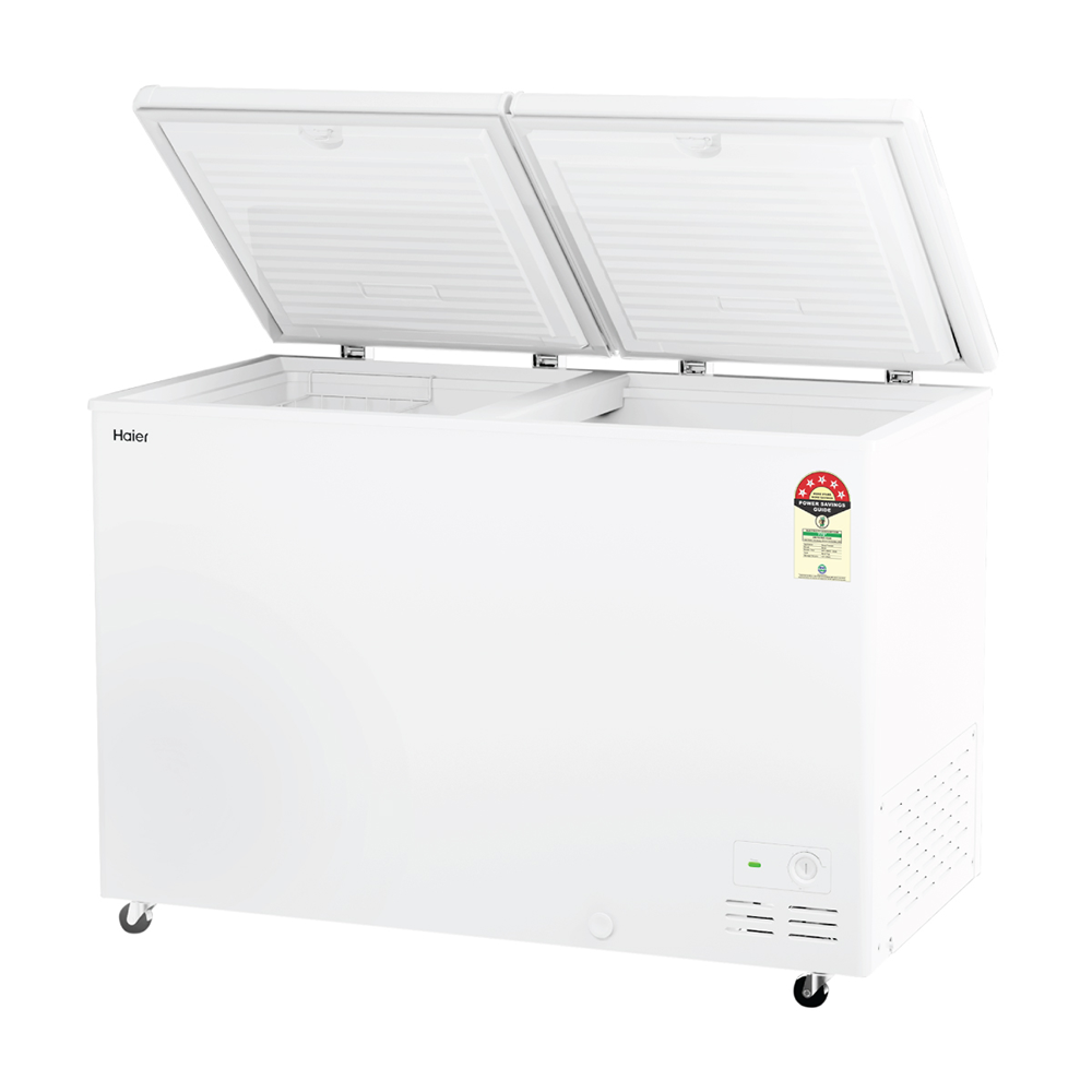 Haier Deep Freezer 588L, Hard Top Convertible Double Door (White)